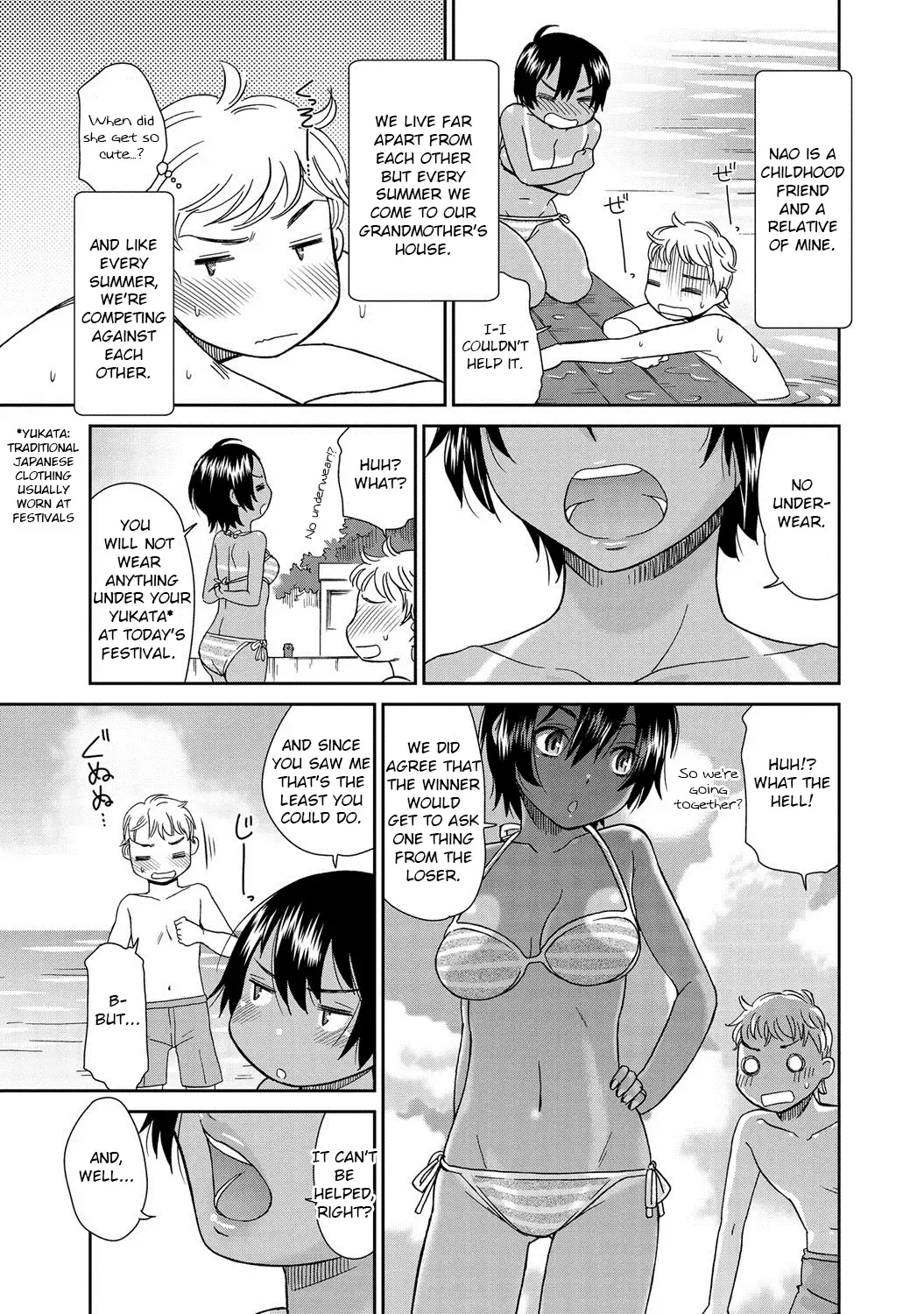 [Momonosuke] Natsu Hada | Summer Skin Fhentai - Page 3