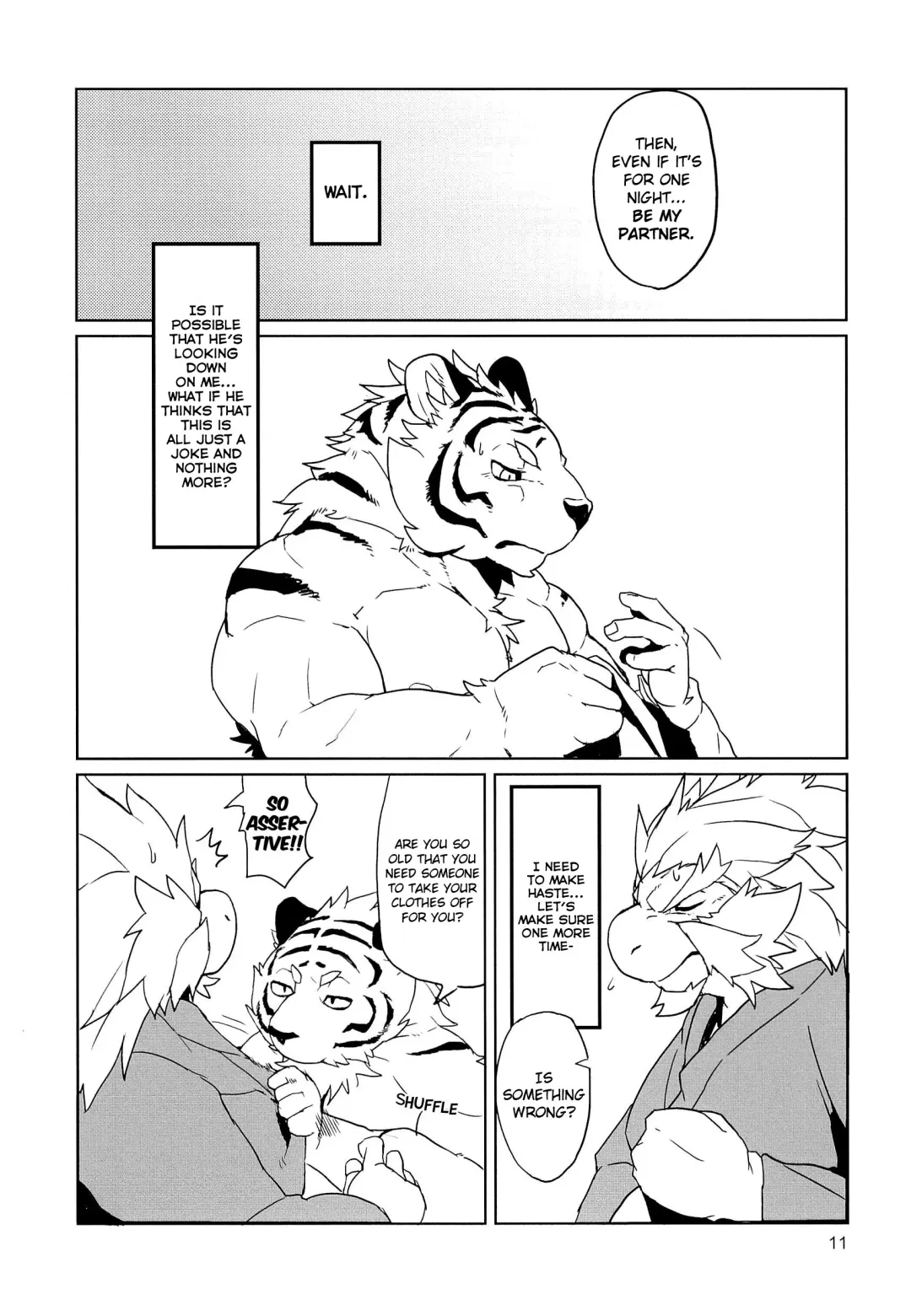 [Kamado] Ryuujou to Kohaku | The Dragon's Sentiment and The Tiger's Heartbeat Fhentai - Page 12