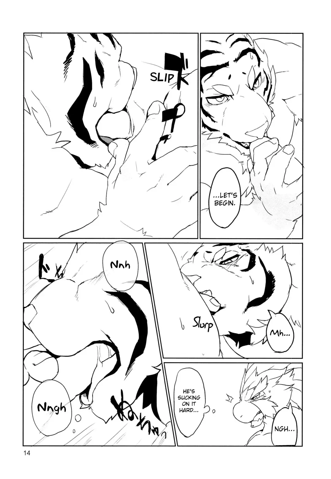 [Kamado] Ryuujou to Kohaku | The Dragon's Sentiment and The Tiger's Heartbeat Fhentai - Page 15