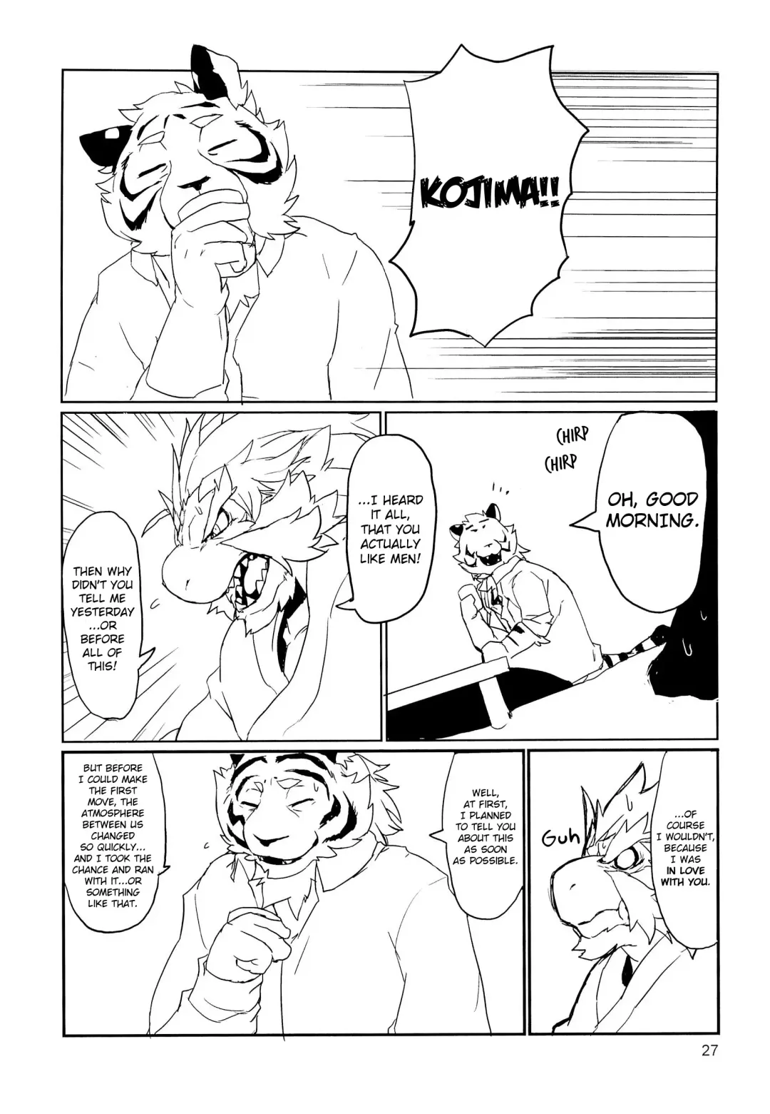[Kamado] Ryuujou to Kohaku | The Dragon's Sentiment and The Tiger's Heartbeat Fhentai - Page 28