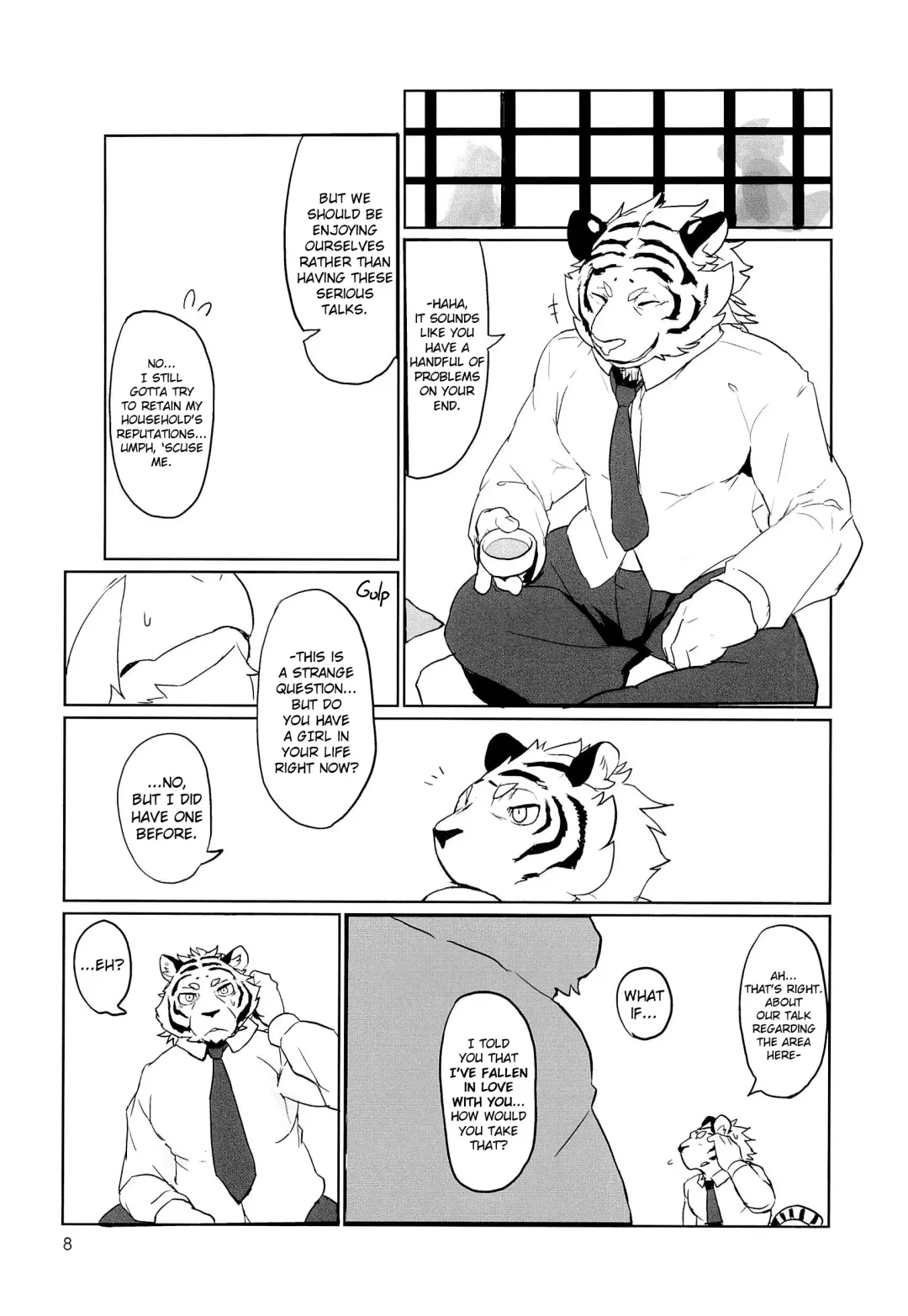 [Kamado] Ryuujou to Kohaku | The Dragon's Sentiment and The Tiger's Heartbeat Fhentai - Page 9