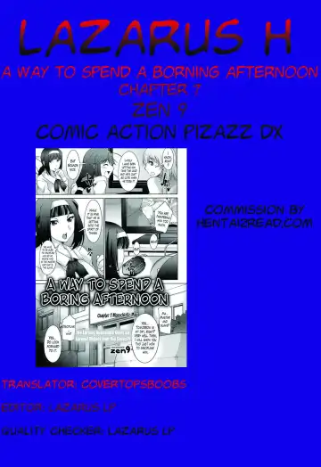 [Zen9] Taikutsu na Gogo no Sugoshikata | A Way to Spend a Boring Afternoon Fhentai - Page 135