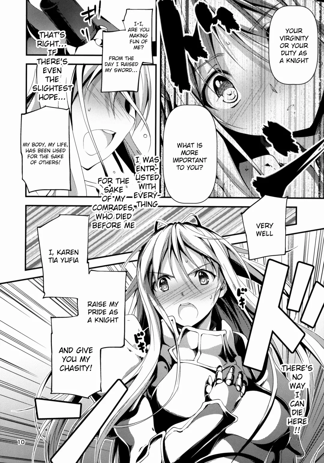 [Kikurage] Kuro no Ryman to Kishi Yufia Fhentai - Page 11