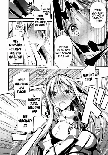 [Kikurage] Kuro no Ryman to Kishi Yufia | The Salary Man in Black and the Knight Yufia Fhentai - Page 11