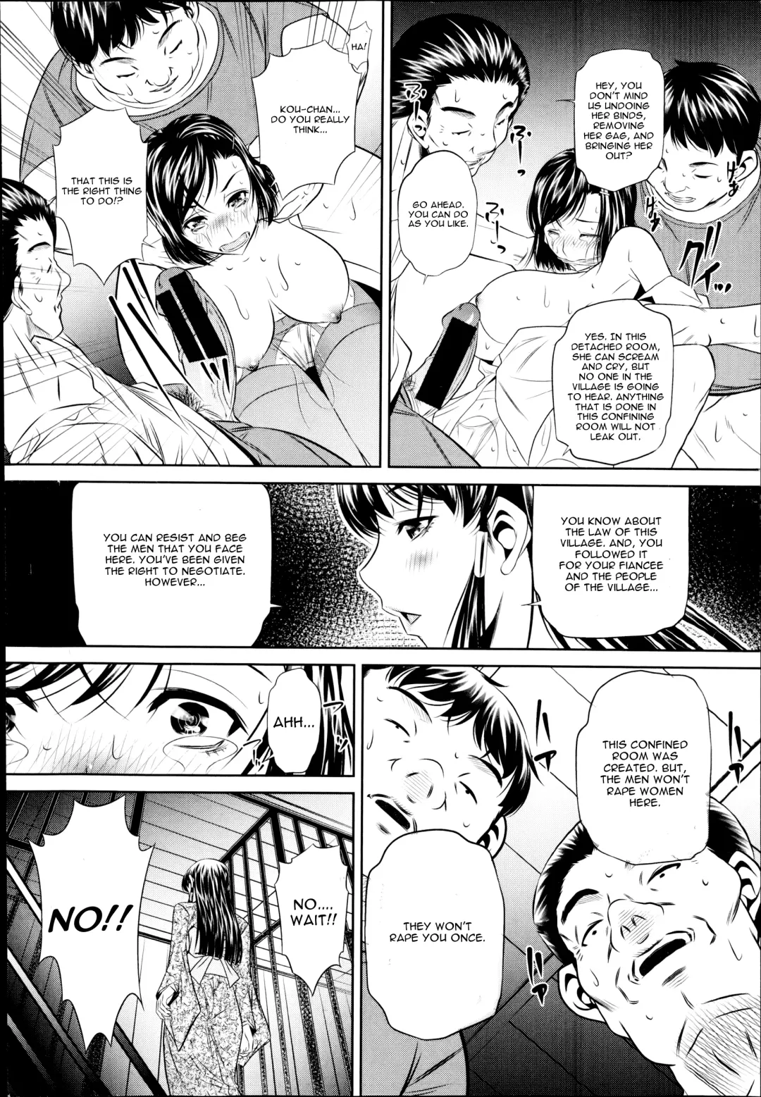 [Tanaka Naburu] Yokubou no Shuuraku Ch. 1 Fhentai - Page 18