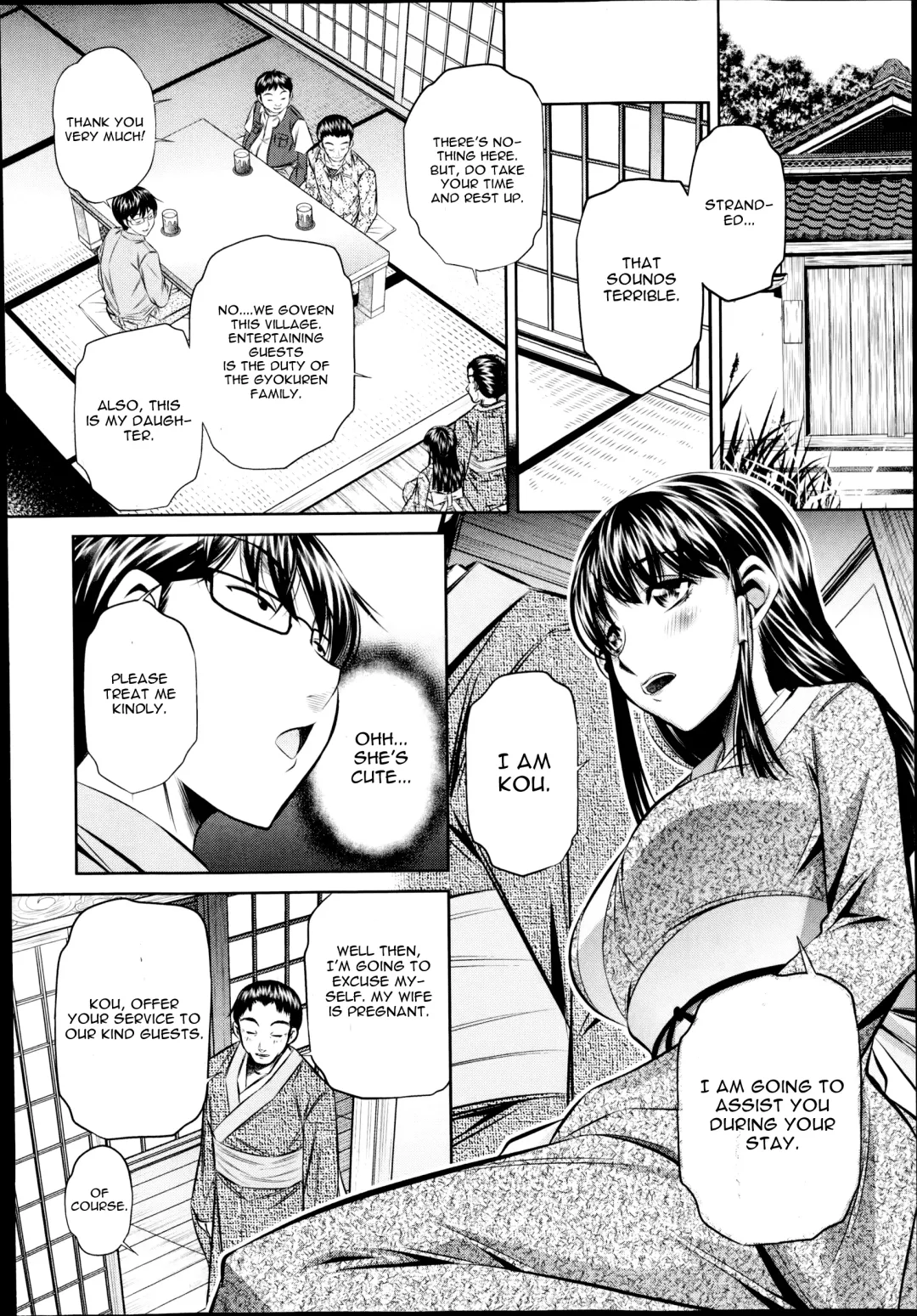 [Tanaka Naburu] Yokubou no Shuuraku Ch. 1 Fhentai - Page 6