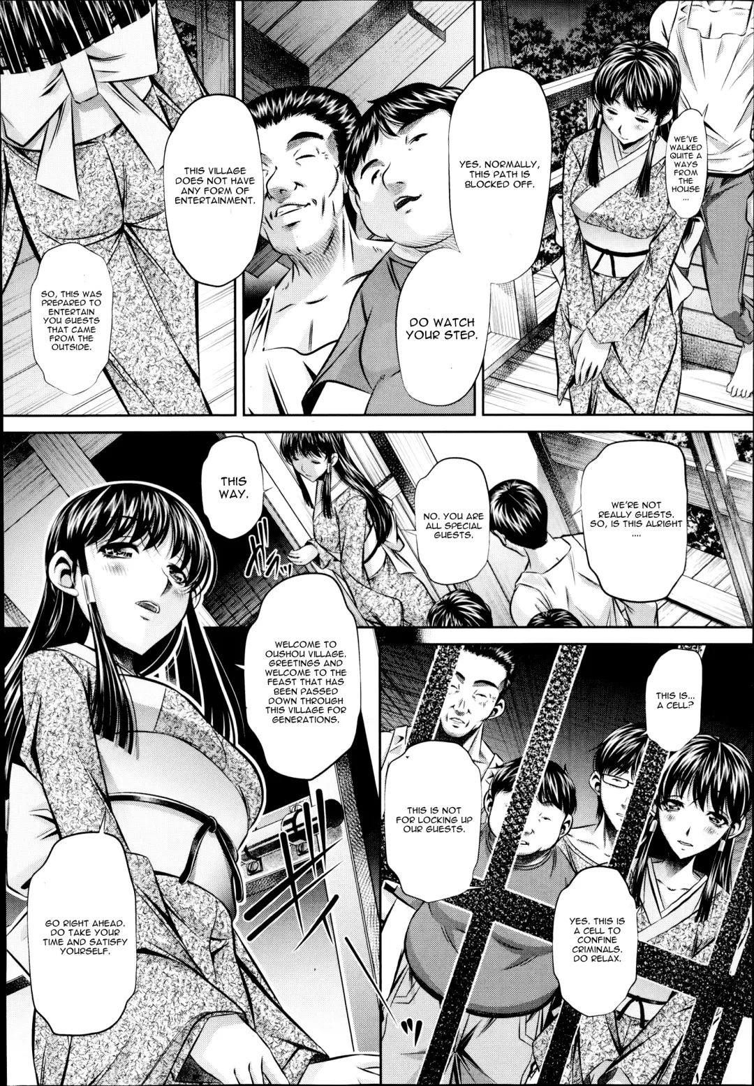 [Tanaka Naburu] Yokubou no Shuuraku Ch. 1 Fhentai - Page 8