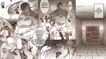 [Sendorikun] Onna Kishi wa Orc ni Ryoujoku Sareru | Female Knight Raped by Orc Fhentai - Page 4