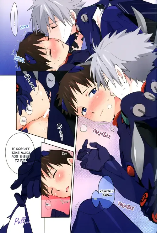 [Magarikoji Lily] Plug Suit ga Sonna ni Biribiri de Dou suru no Shinji-kun! | With a plugsuit ripped like this what is Shinji-kun to do! Fhentai - Page 11