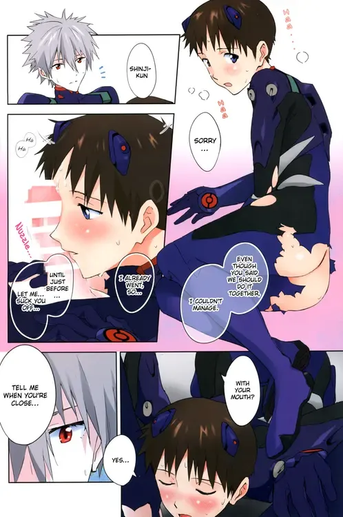 [Magarikoji Lily] Plug Suit ga Sonna ni Biribiri de Dou suru no Shinji-kun! | With a plugsuit ripped like this what is Shinji-kun to do! Fhentai - Page 6