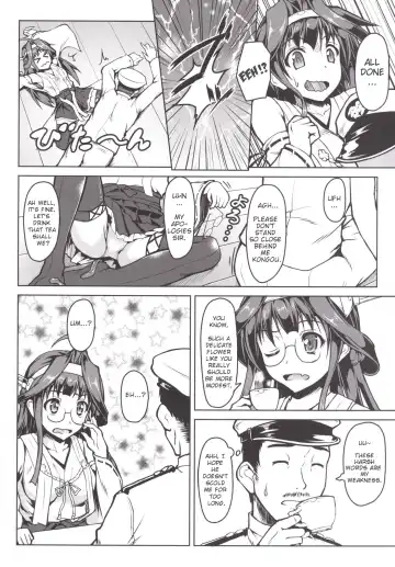[Onsoku Zekuu] Kongou ni Nacchatta Teitoku no Ohanashi Fhentai - Page 5
