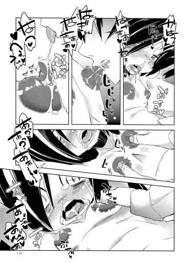 [Buchimaru] Puffy Nipple to Kanbotsu Chikubi to Ikappara na Mokocchi ga Anal Sex de Tettoribayaku Kirei ni Narou to Suru Manga Fhentai - Page 19