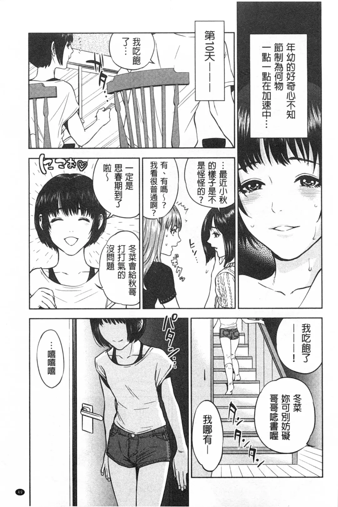 [Tohzai] Boku-tachi no Kinki | 姊弟妹間的禁忌 Fhentai - Page 50