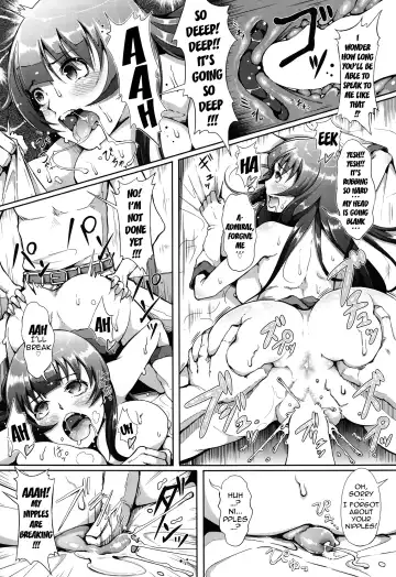 [Chouzetsu Bishoujo Mine] Teitoku-san ♪ Tank ni Ana ga Aichatta Fhentai - Page 16