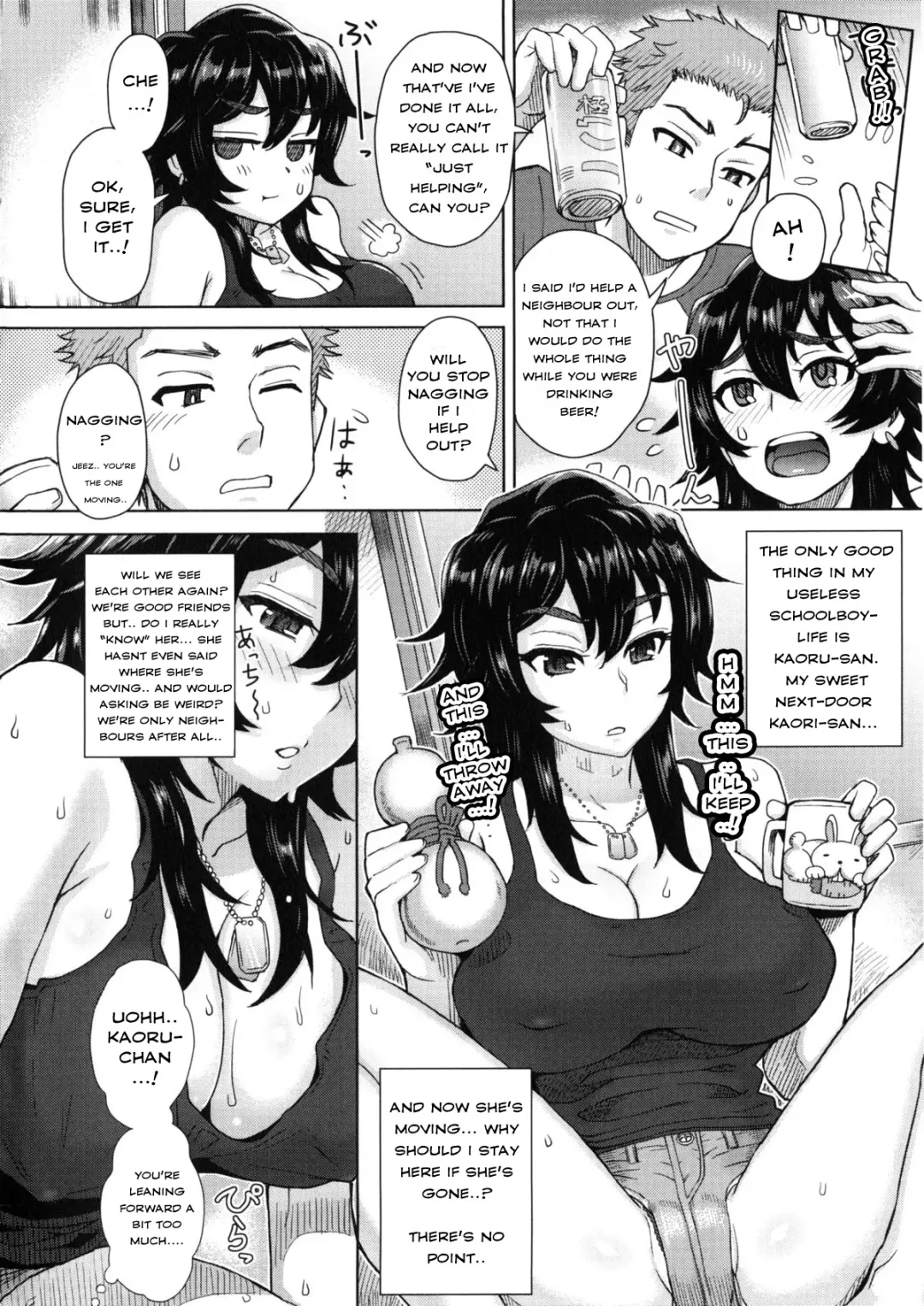 [Itou Eight] Tonari no Onee-san no Hikkoshi Jijou | The Day the Young Girl Next Door Moved Fhentai - Page 2