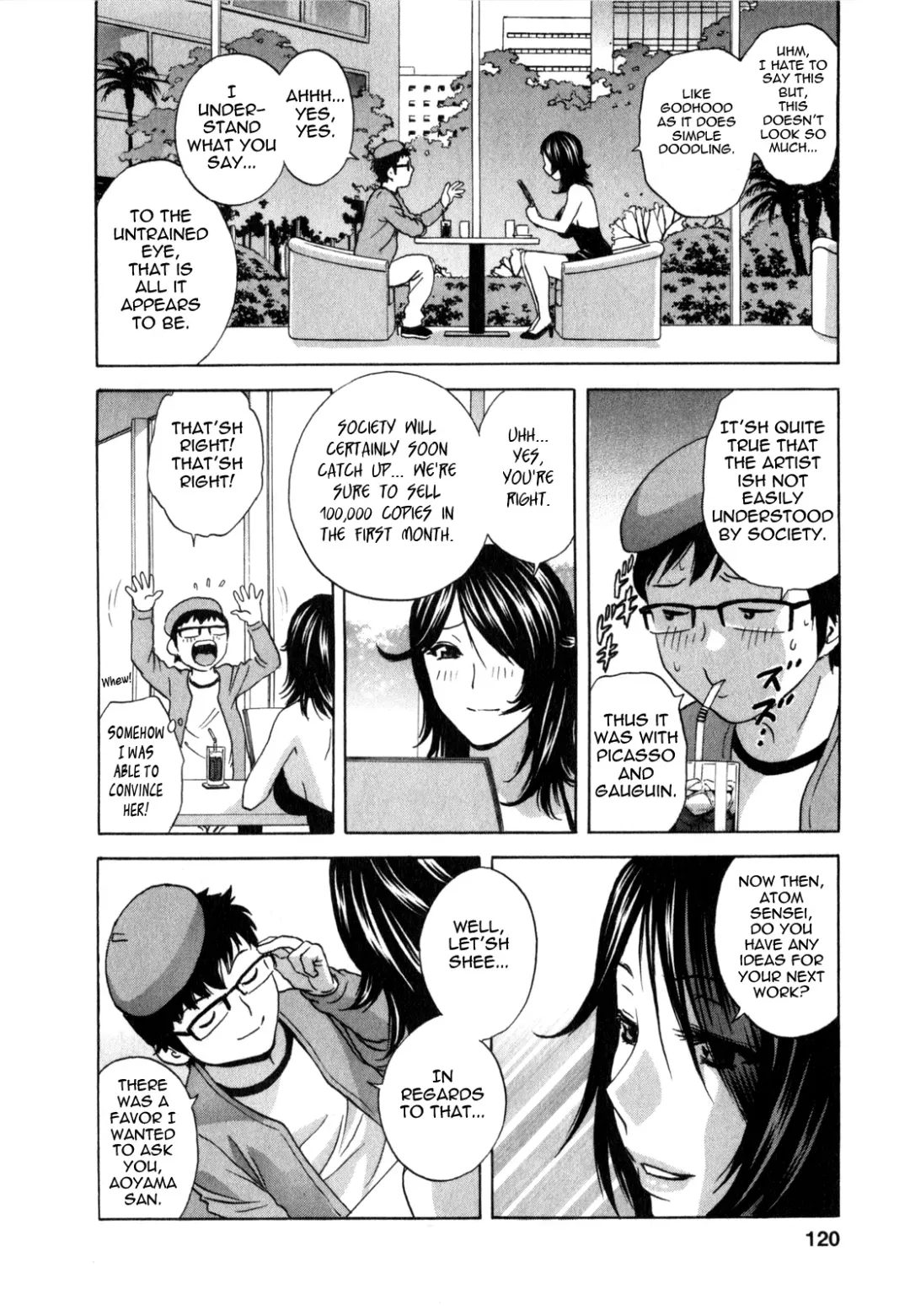 [Hidemaru] Life with Married Women Just Like a Manga 3 Fhentai - Page 122