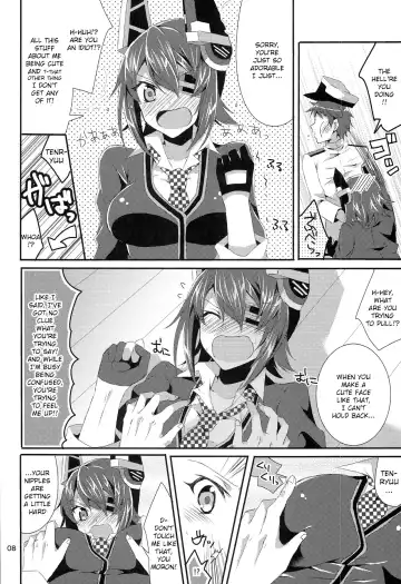 [Kanaru] Tenryuu ga Kawai Sugite Teitoku wa Gaman no Genkai Fhentai - Page 8