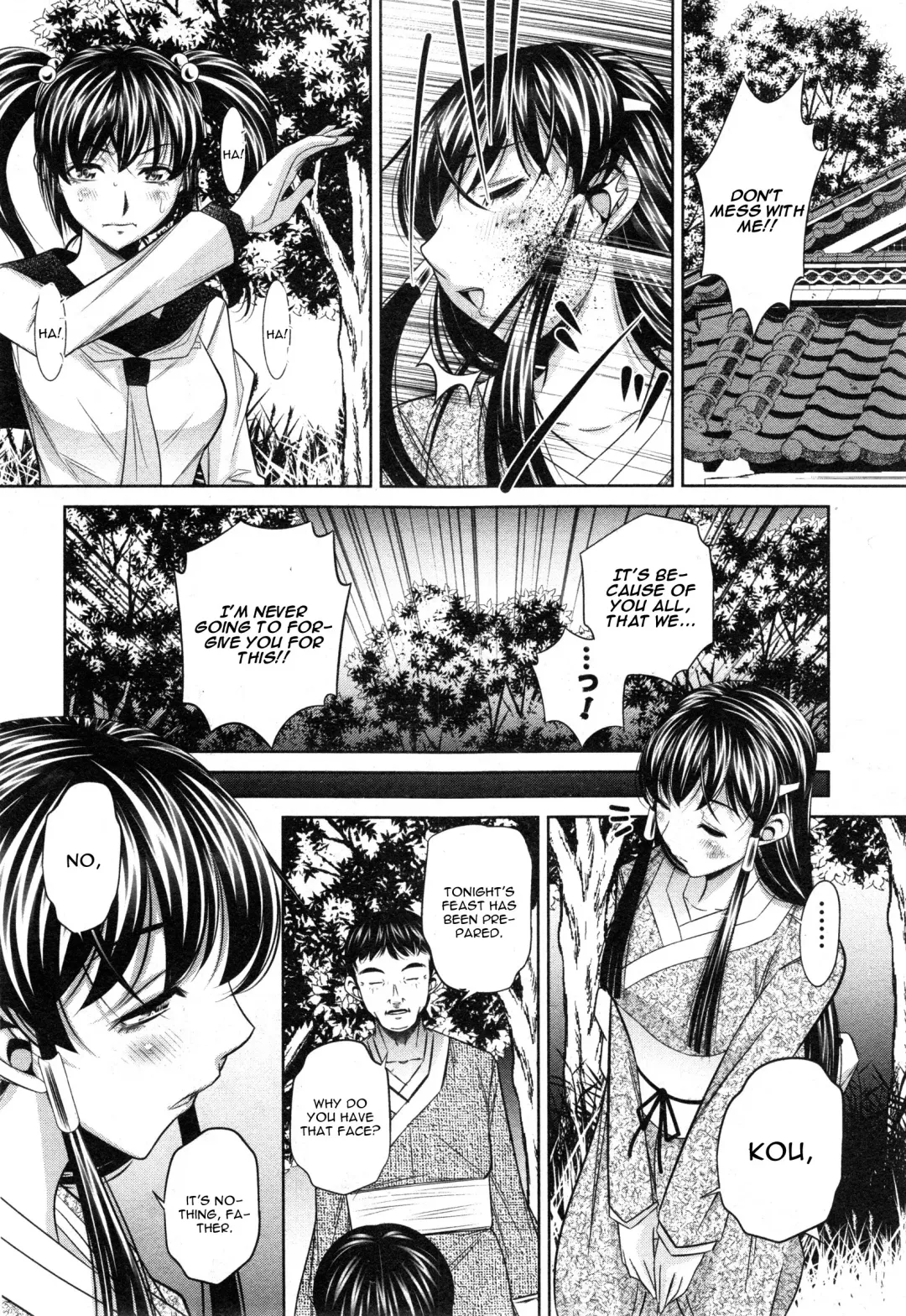 [Tanaka Naburu] Yokubou no Shuuraku Ch. 3 Fhentai - Page 10