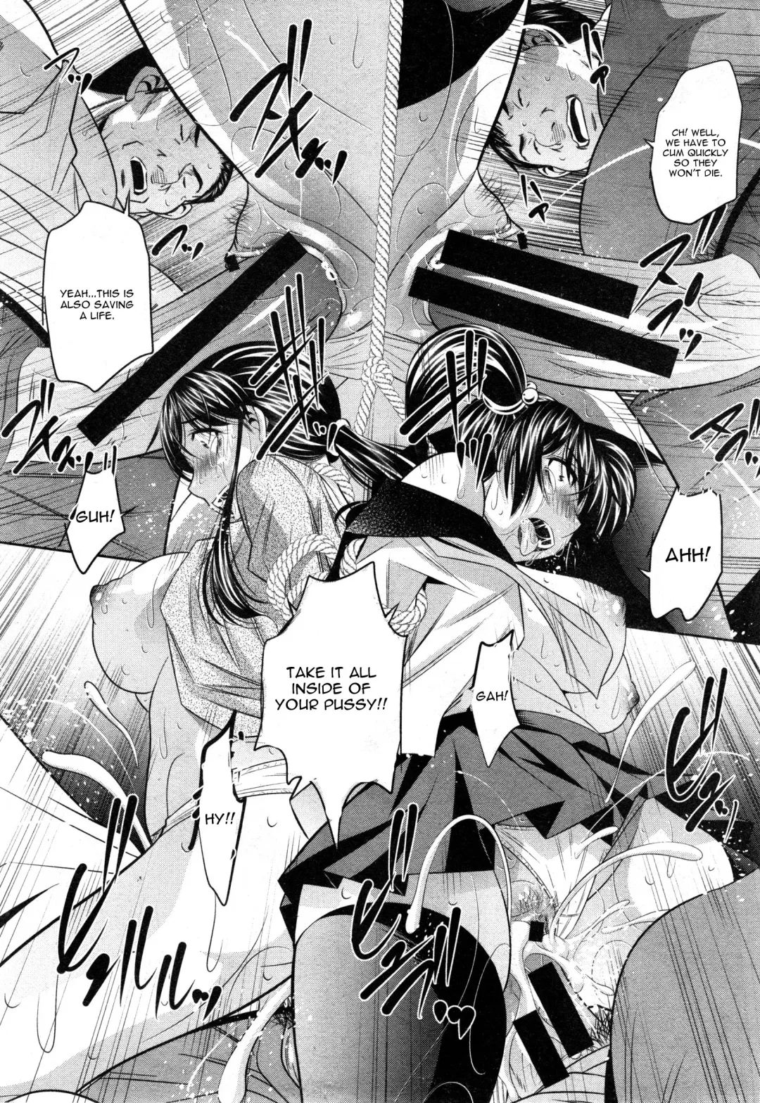 [Tanaka Naburu] Yokubou no Shuuraku Ch. 3 Fhentai - Page 7