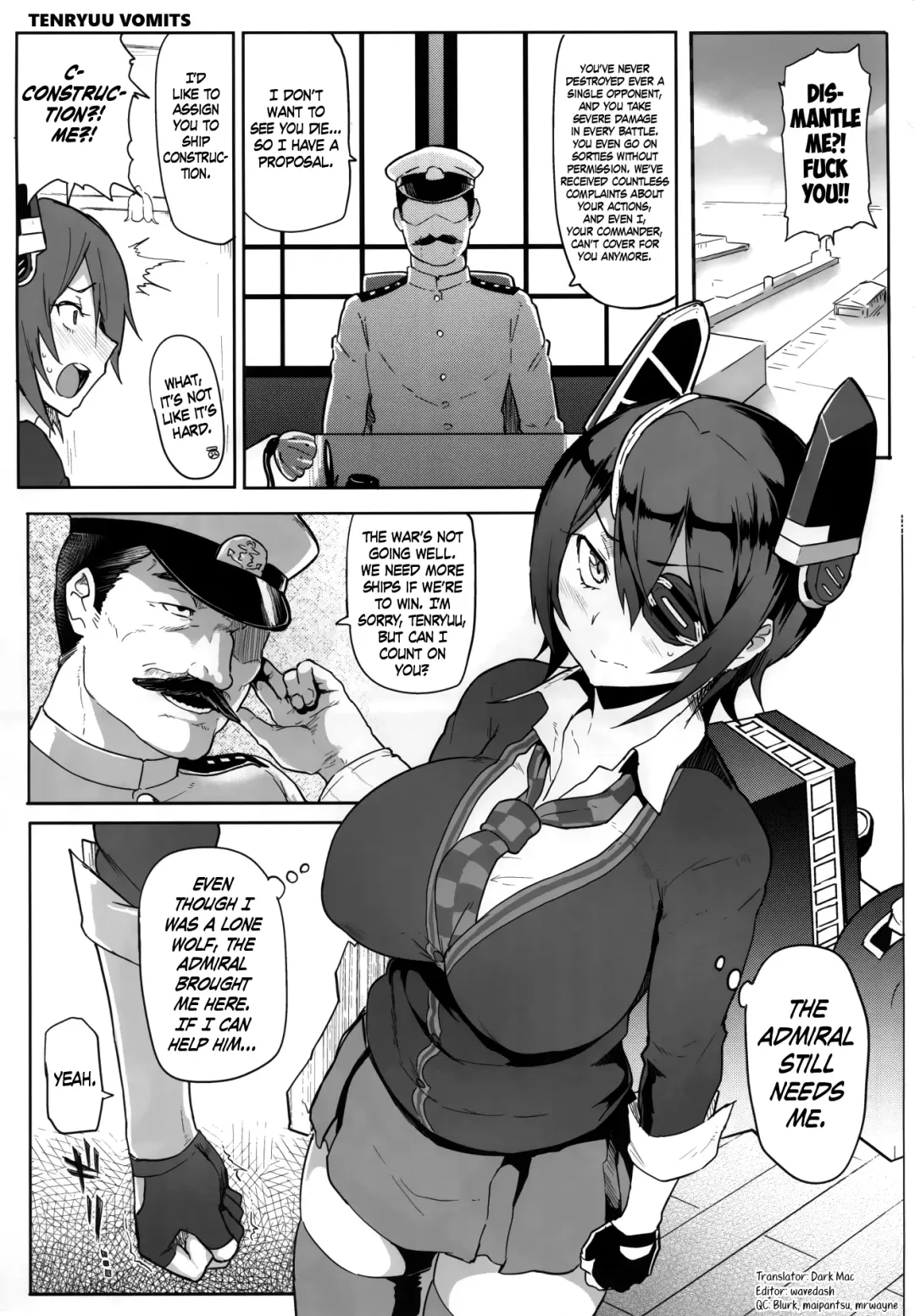 [Meme50] TENRYU HAKUSHO | TENRYU VOMITS Fhentai - Page 2