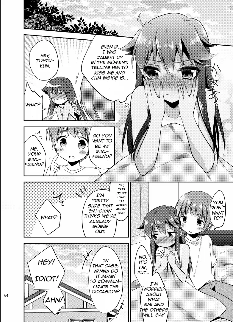 [Aichi Shiho - Taniguchi-san - Yotsuba Chika] TSF no F no Hon Sono 1 Fhentai - Page 64