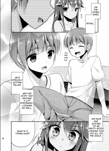 [Aichi Shiho - Taniguchi-san - Yotsuba Chika] TSF no F no Hon Sono 1 Fhentai - Page 48