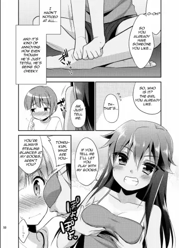 [Aichi Shiho - Taniguchi-san - Yotsuba Chika] TSF no F no Hon Sono 1 Fhentai - Page 50