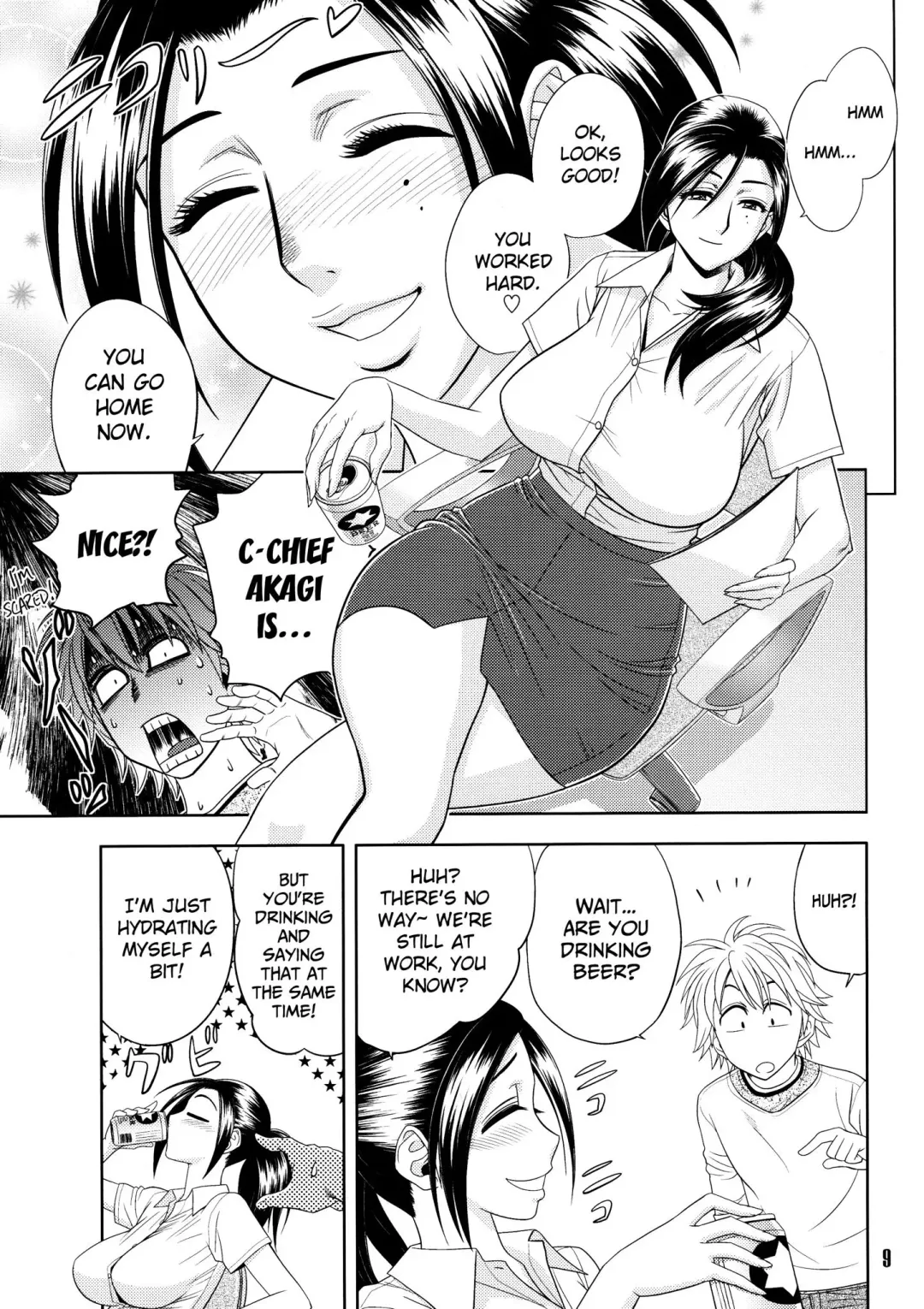 [Tatsunami Youtoku] Bijin Henshuuchou no Himitsu (2) | Beautiful Editor-in-Chief's Secret 2 (decensored) Fhentai - Page 9