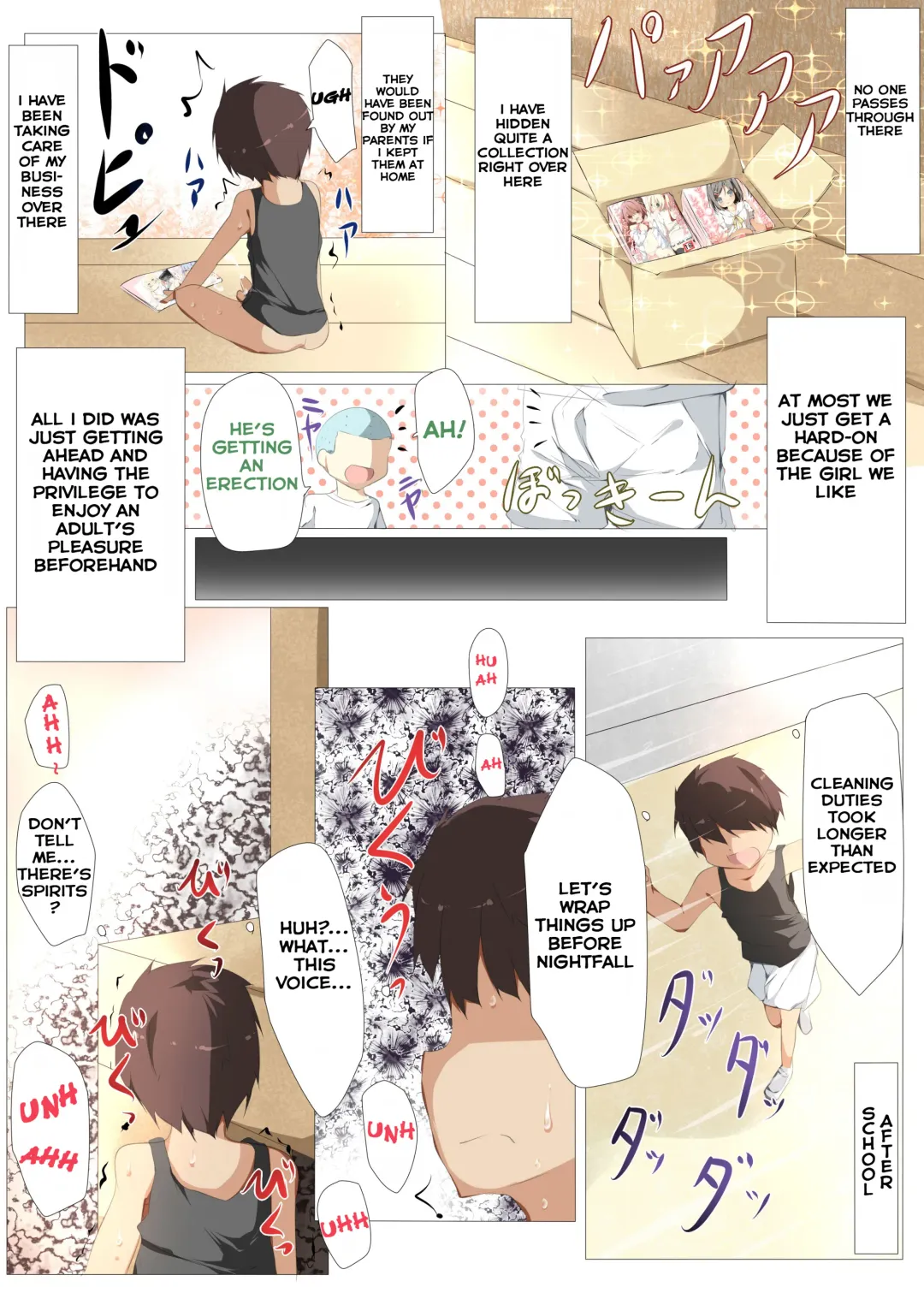 [Tabuchi] Erohon no Kawari ni Classmate no Shota Chinpo o Nuite Ageru Hon Fhentai - Page 4