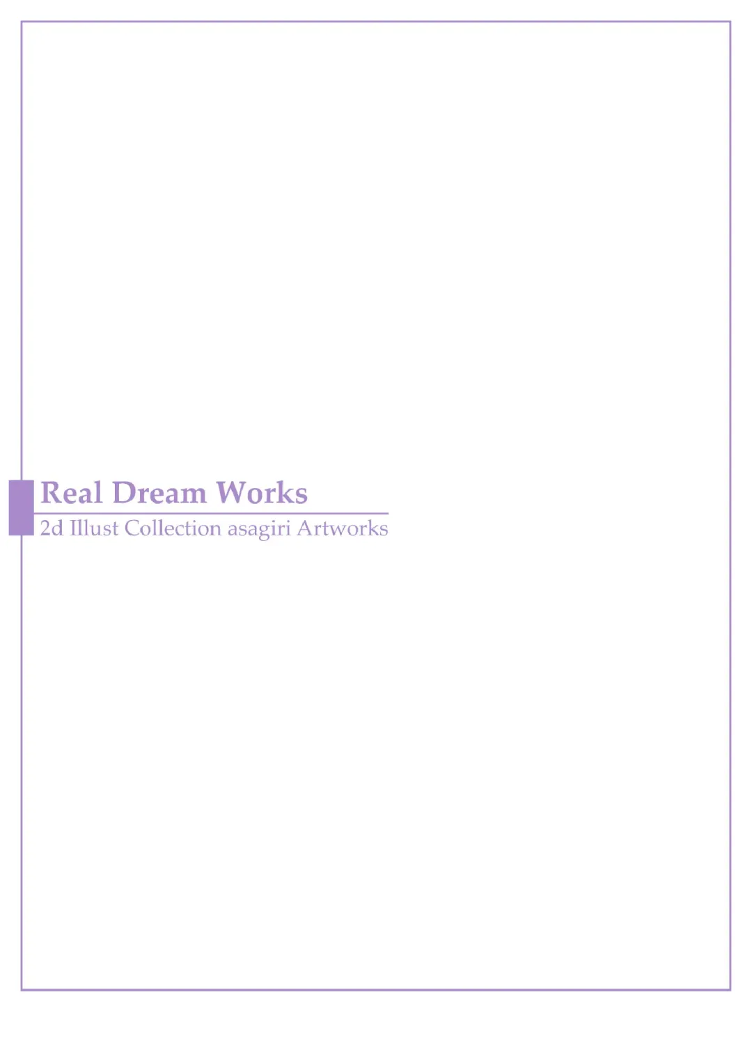 [Asagiri] 2d Illust Collection - asagiri Artworks Fhentai - Page 3