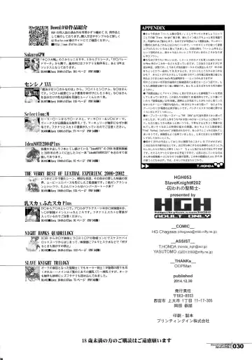 [Hg Chagawa] Slave Knight #202 ~Toraware no Seikishi~ Fhentai - Page 30