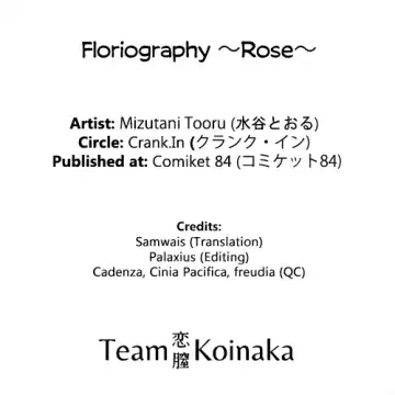[Mizutani Tooru] Floriography ~Rose~ Fhentai - Page 31