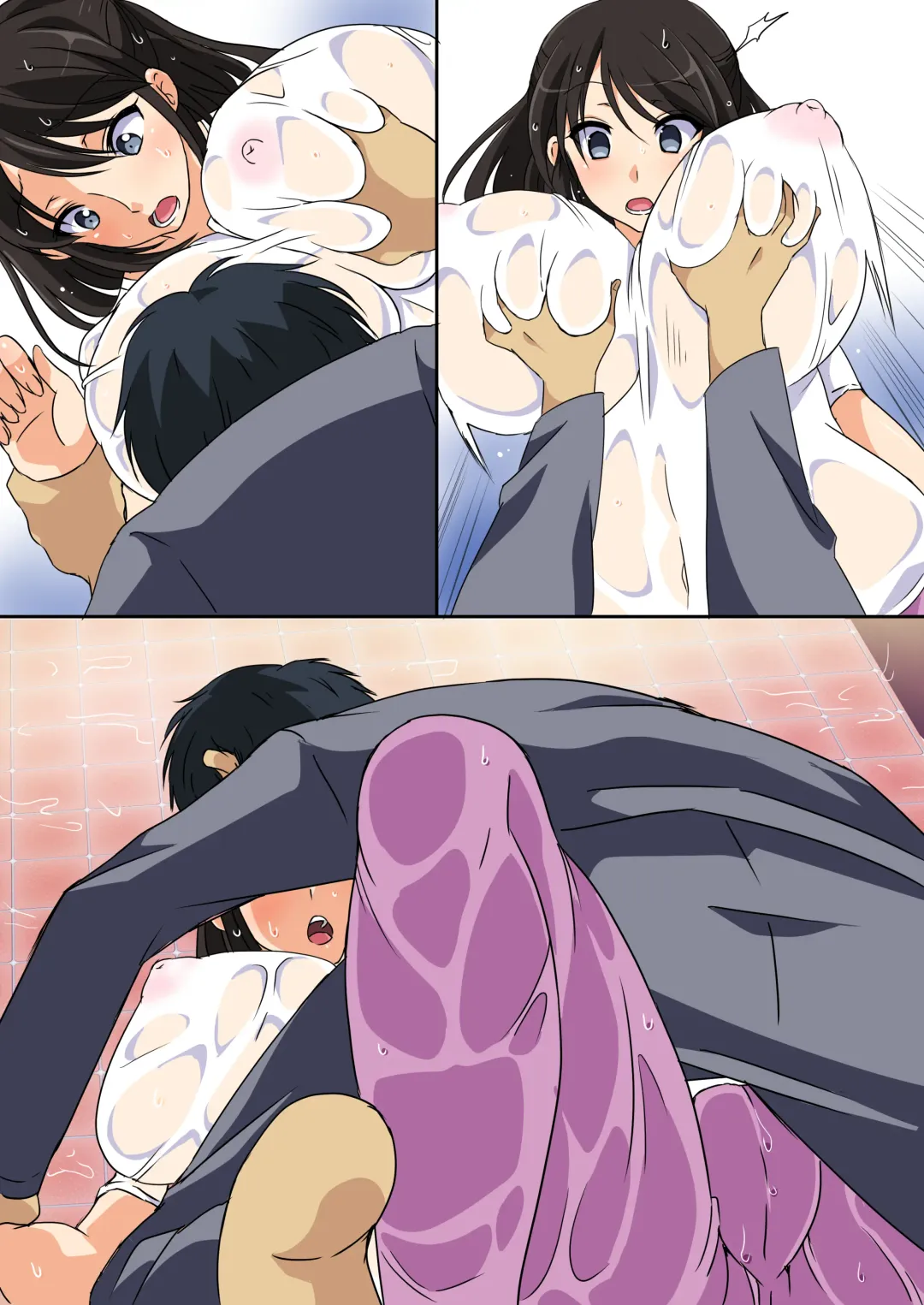 Ottori Bakunyuu Bijin Aniyome ga Erosugiru node Yatte Netotte Haramaseru Hanashi Fhentai - Page 52