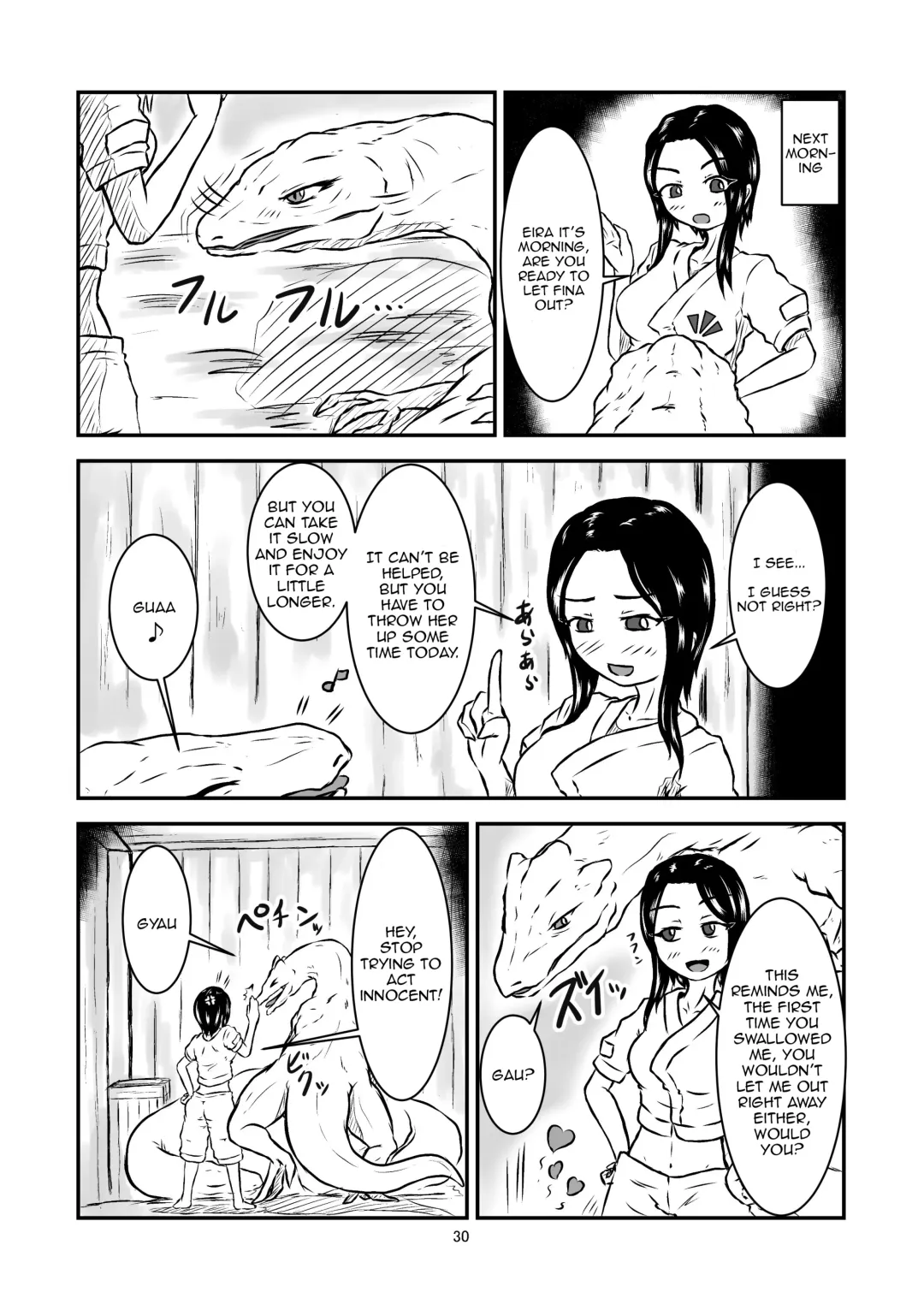 [Kaname] Swallowed Whole Story - Rookie Dragon Rider's Special Training - Fhentai - Page 30