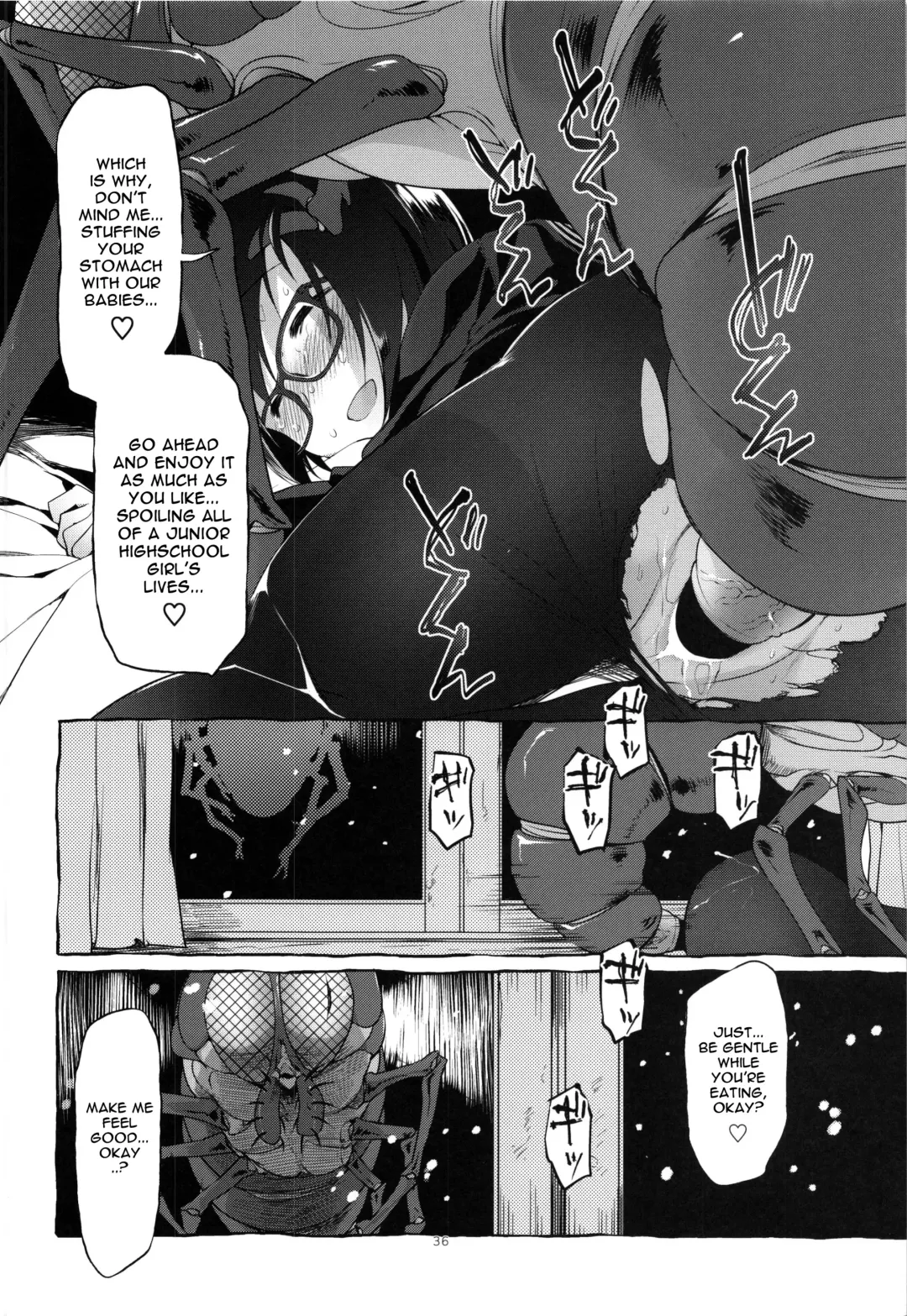 [Midori No Rupe] Uchuujin no Fuyu | Winter of Alien Fhentai - Page 38