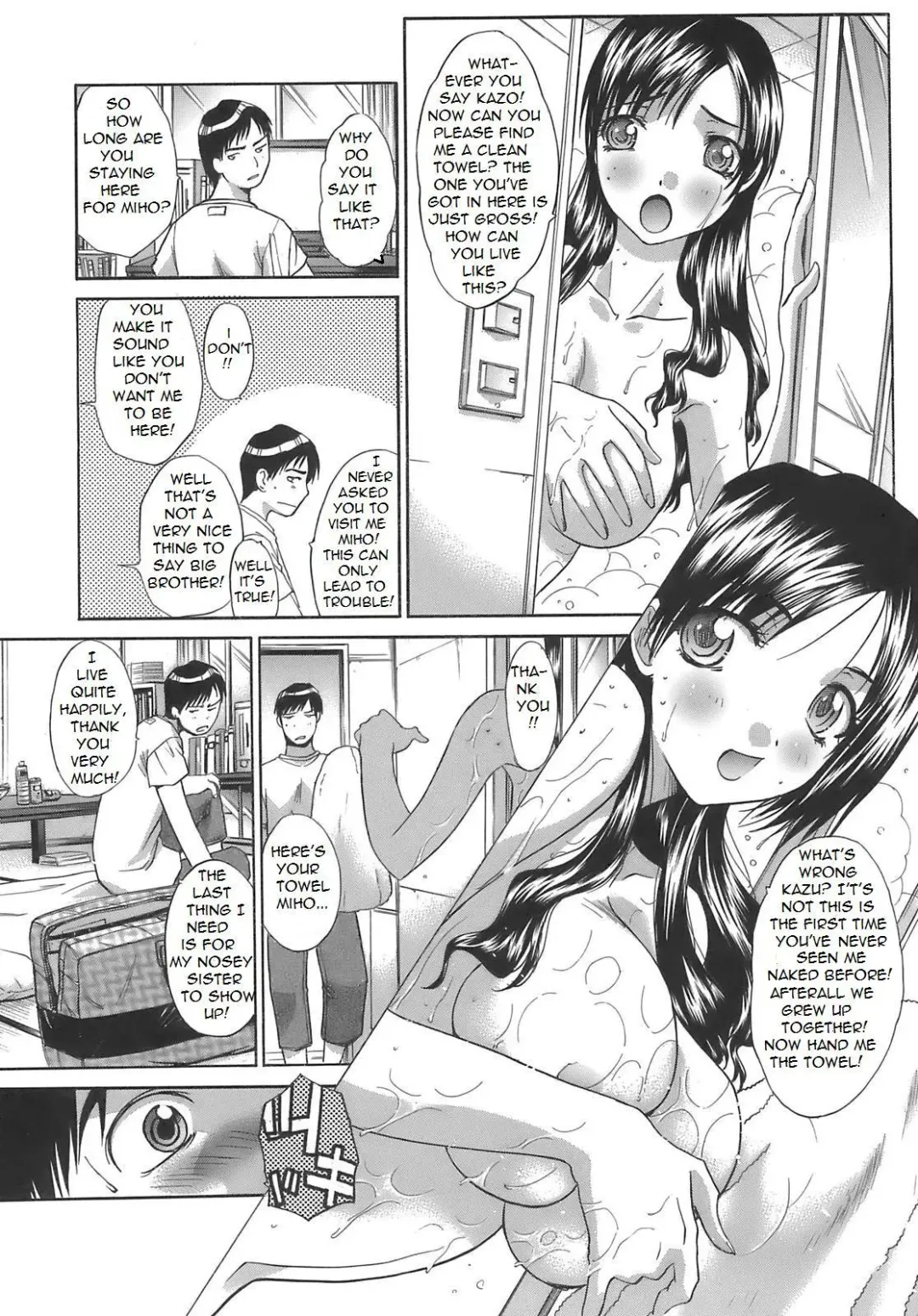 Little Sister's Wonderful Surprise Visit - English (decensored) Fhentai - Page 4