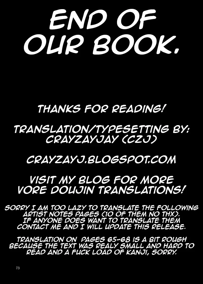 Marunomi no Kanzume - Touhou x Marunomi Situ Goudoushi Fhentai - Page 74