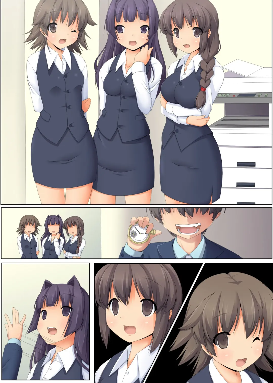 [Yuduki Kei] Jikan o Tomerarete Ooya-san ni Hiwai na Itazura Sareta Watashitachi. Fhentai - Page 30