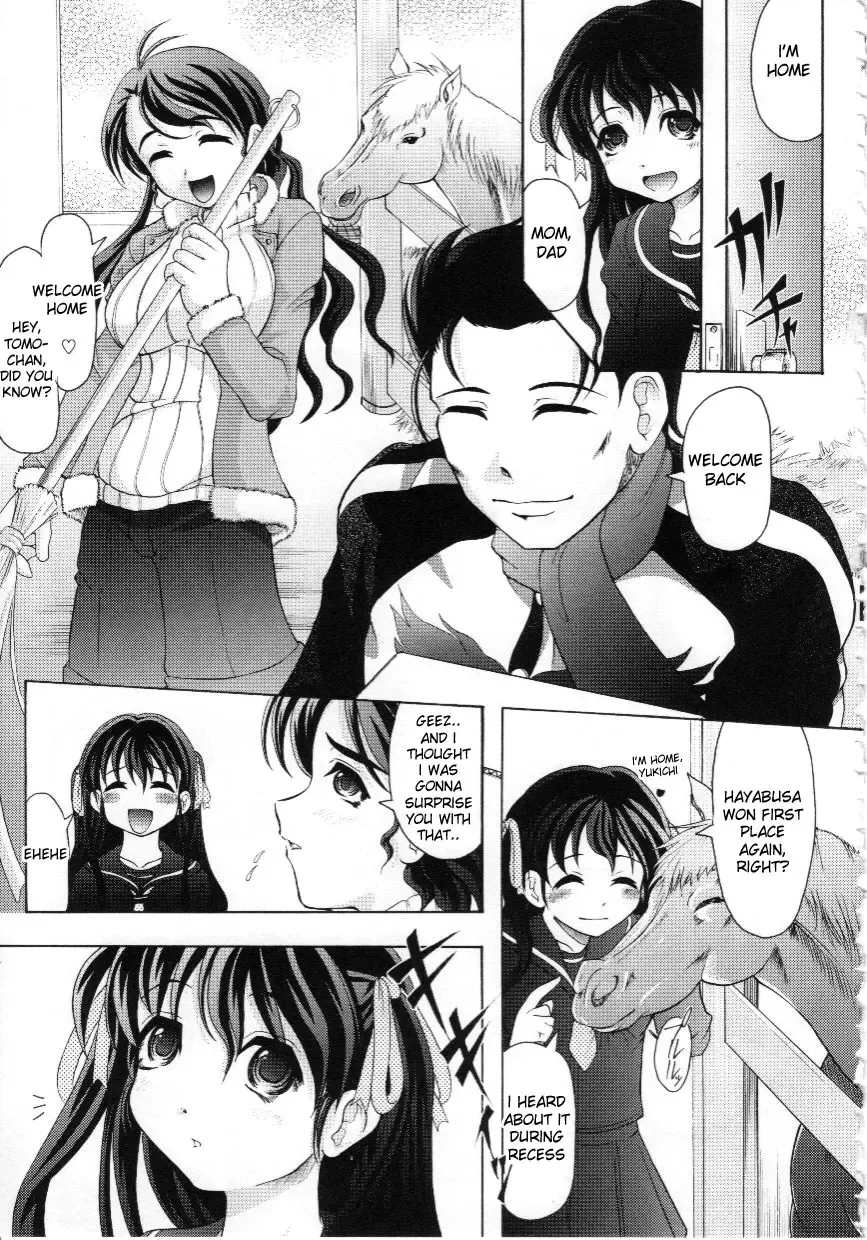 [Jinbo Hitode] Aru Kyuusha no Ichinichi | A Day In A Certain Stable Fhentai - Page 1