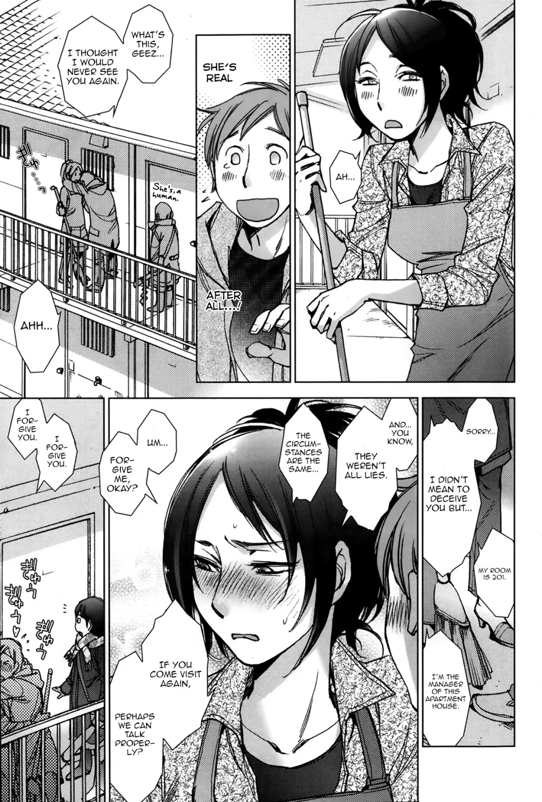 [Kerorin] Shiawasesou no Yasashii Yuurei | Gentle Ghost of the Manor of Happiness Fhentai - Page 19