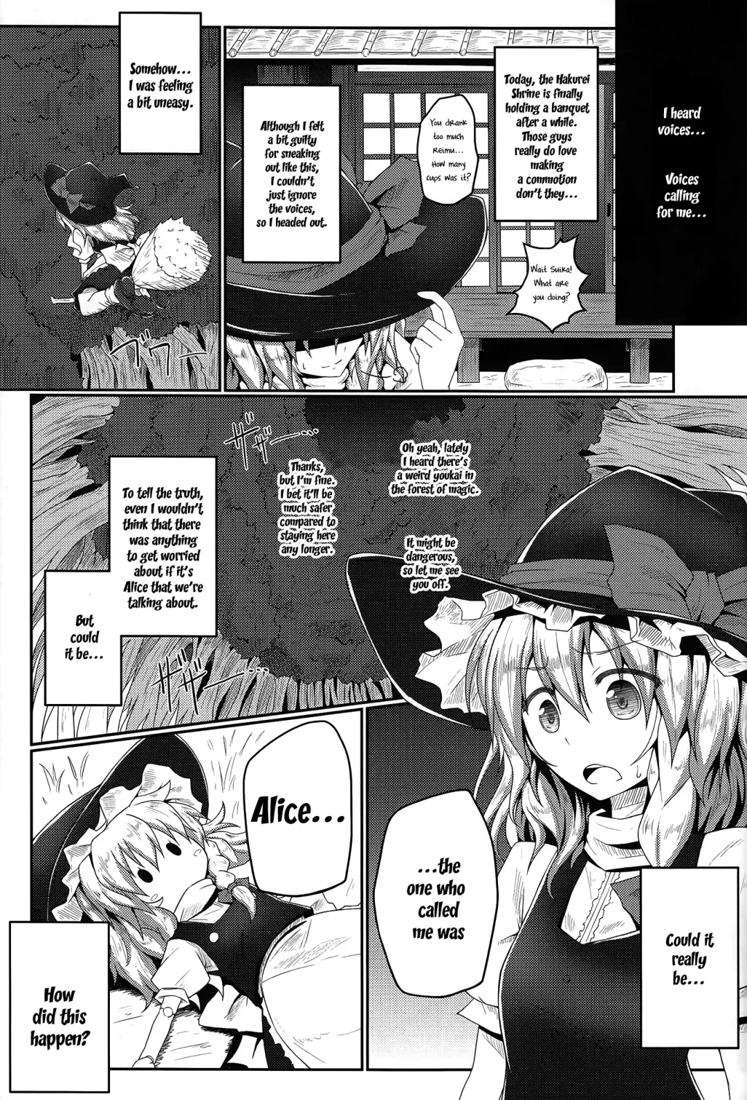 [Ariesu Watanabe] Nozomiusu -Marisa no Sentaku- | Faint Hope ~Marisa's Decision~ Fhentai - Page 3