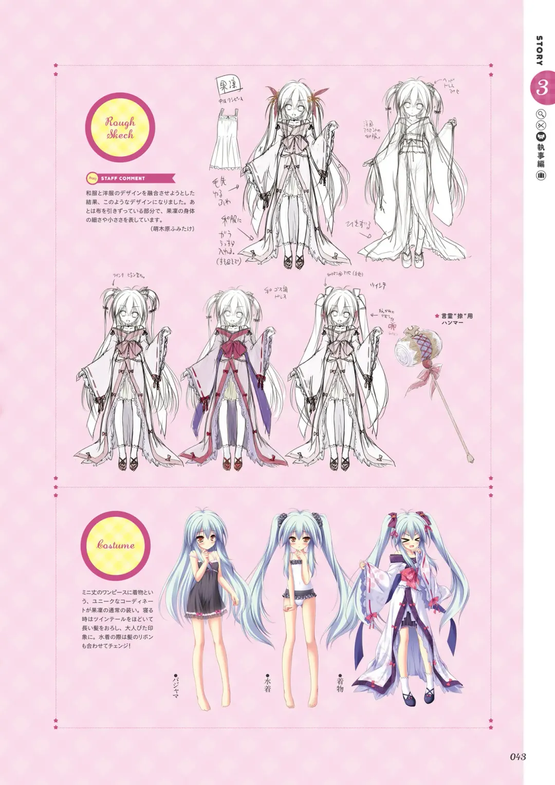 [Ayuya - Moekibara Fumitake - Nanaroba Hana] Unmei Senjou no φ Visual Fanbook Fhentai - Page 45