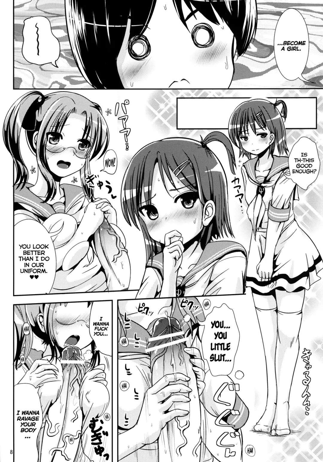 [Marneko] Rouka-kei Hitaishou Girl | The Abnormal Wallflower Fhentai - Page 8