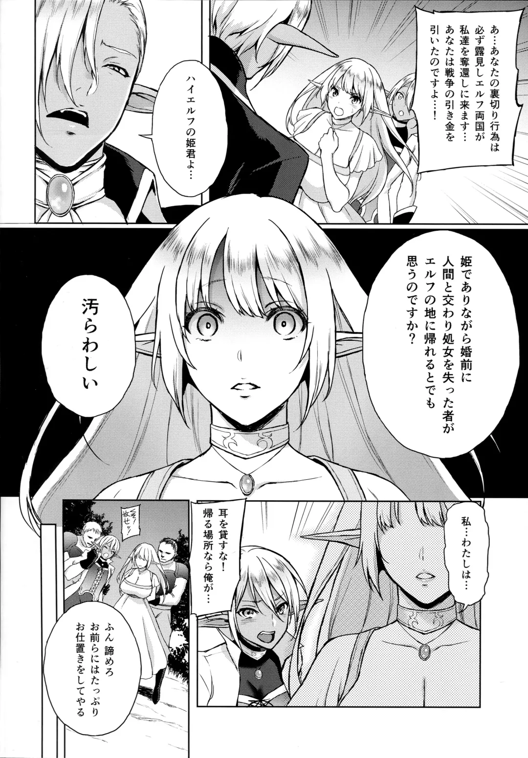 [Usagi Nagomu] Elf no Hime wa Kairaku ni Naku Fhentai - Page 17