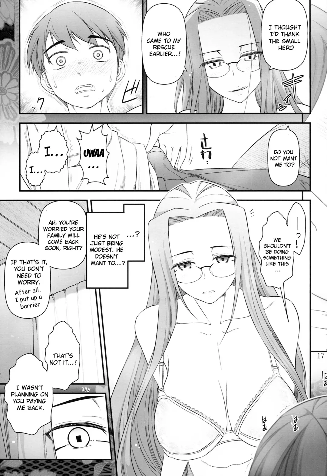 [Ohmi Takeshi] Fate/stay night Rider-san to Shounen no Nichijou | Fate/Stay Night Rider and Shounen's Daily Affection Fhentai - Page 18