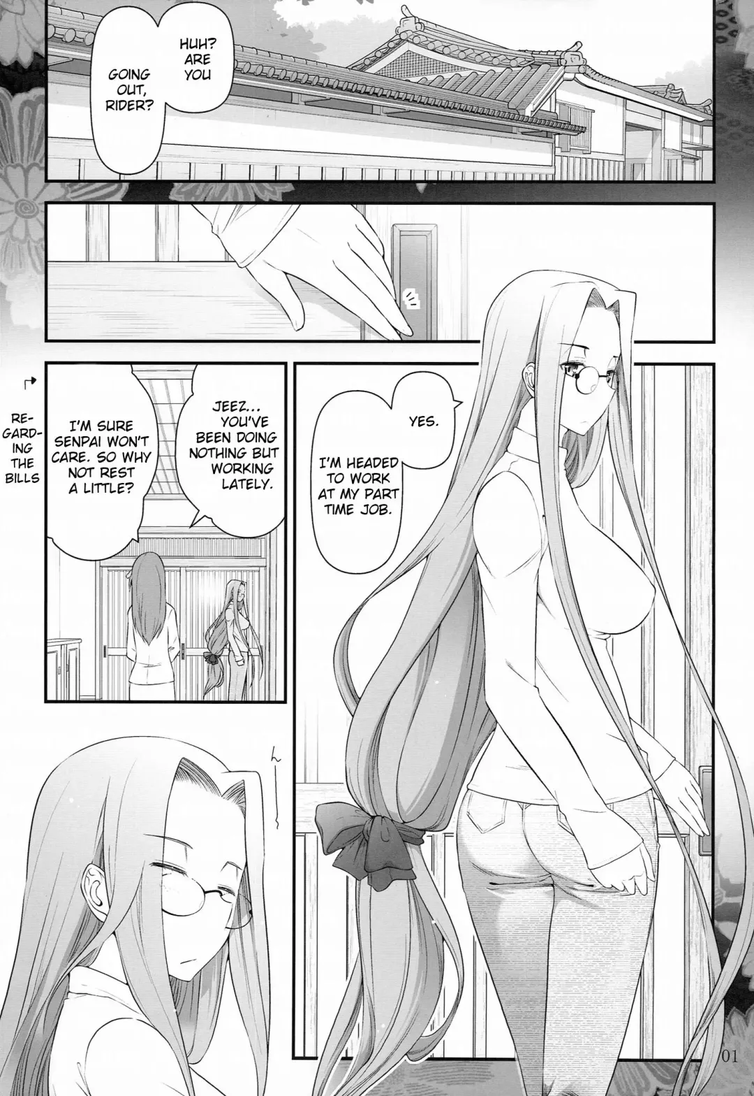 [Ohmi Takeshi] Fate/stay night Rider-san to Shounen no Nichijou | Fate/Stay Night Rider and Shounen's Daily Affection Fhentai - Page 2