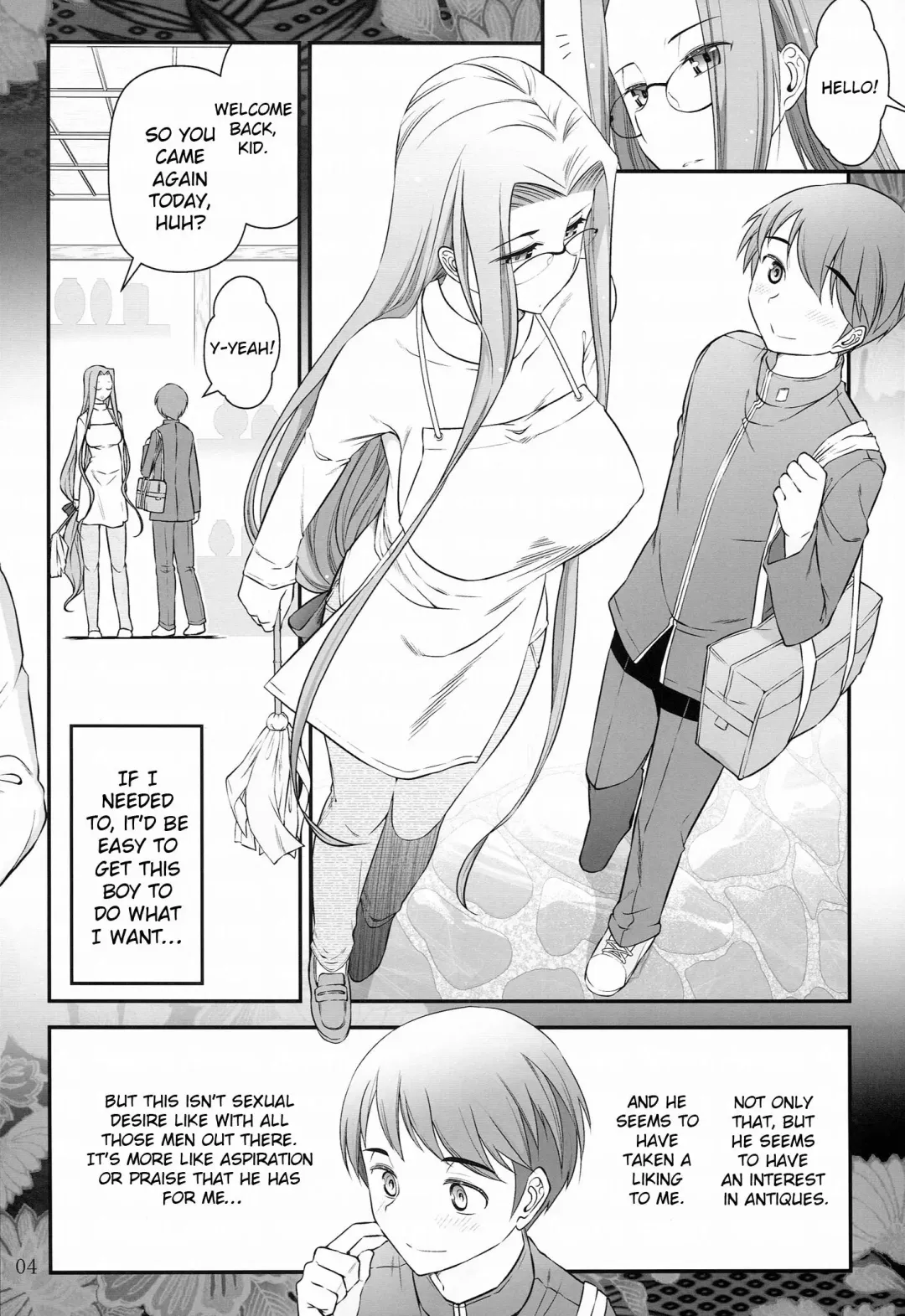 [Ohmi Takeshi] Fate/stay night Rider-san to Shounen no Nichijou | Fate/Stay Night Rider and Shounen's Daily Affection Fhentai - Page 5