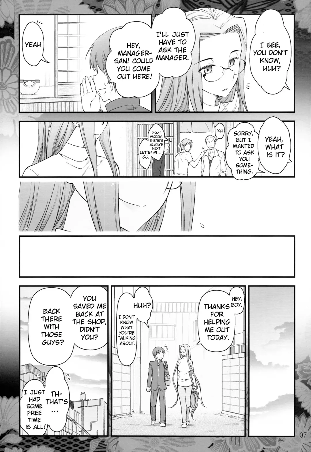 [Ohmi Takeshi] Fate/stay night Rider-san to Shounen no Nichijou | Fate/Stay Night Rider and Shounen's Daily Affection Fhentai - Page 8