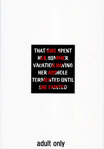 [Sakura Romako] Anoko ga Natsuyasumi ni Ryokou saki de Oshiri no Ana o Kizetsu suru hodo Naburare Tsuzukeru Manga 2 Fhentai - Page 26