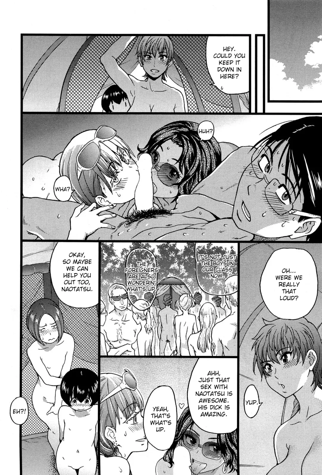 [Shiwasu No Okina] Nudist Beach ni Shuugakuryokou de!! Ch. 1-6 Fhentai - Page 136